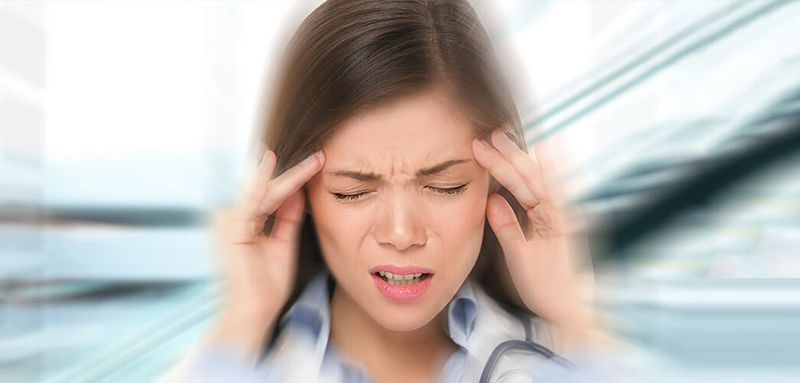 Sử dụng máy rung bụng không đúng cách có thể gây đau đầu, chóng mặt
