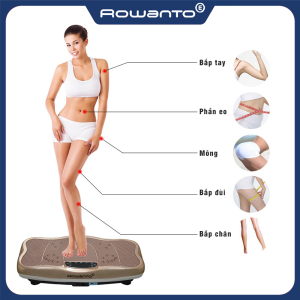 Máy Tập Thể Dục Rowanto Body slimmer K6 Chuẩn 120 mức rung tác động toàn bộ phần cơ trên cơ thể