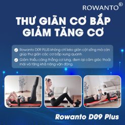 Máy kéo giãn cột sống Rowanto D09 PLUS giúp giảm tăng cơ
