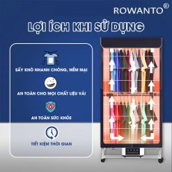 Ưu điểm tủ sấy quần áo Rowanto S6 Plus