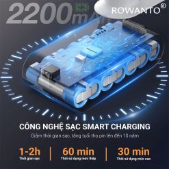 Dung lượng pin máy hút bụi không dây Rowanto V25 Ultra Cyclone Pro