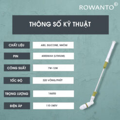 thông số Máy chà nhà vệ sinh nối dài Rowanto Q05