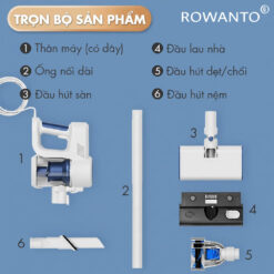 Cấu tạo máy hút bụi gia đình Rowanto Butterfly RV02