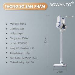 Thông số máy hút bụi gia đình Rowanto Butterfly RV02