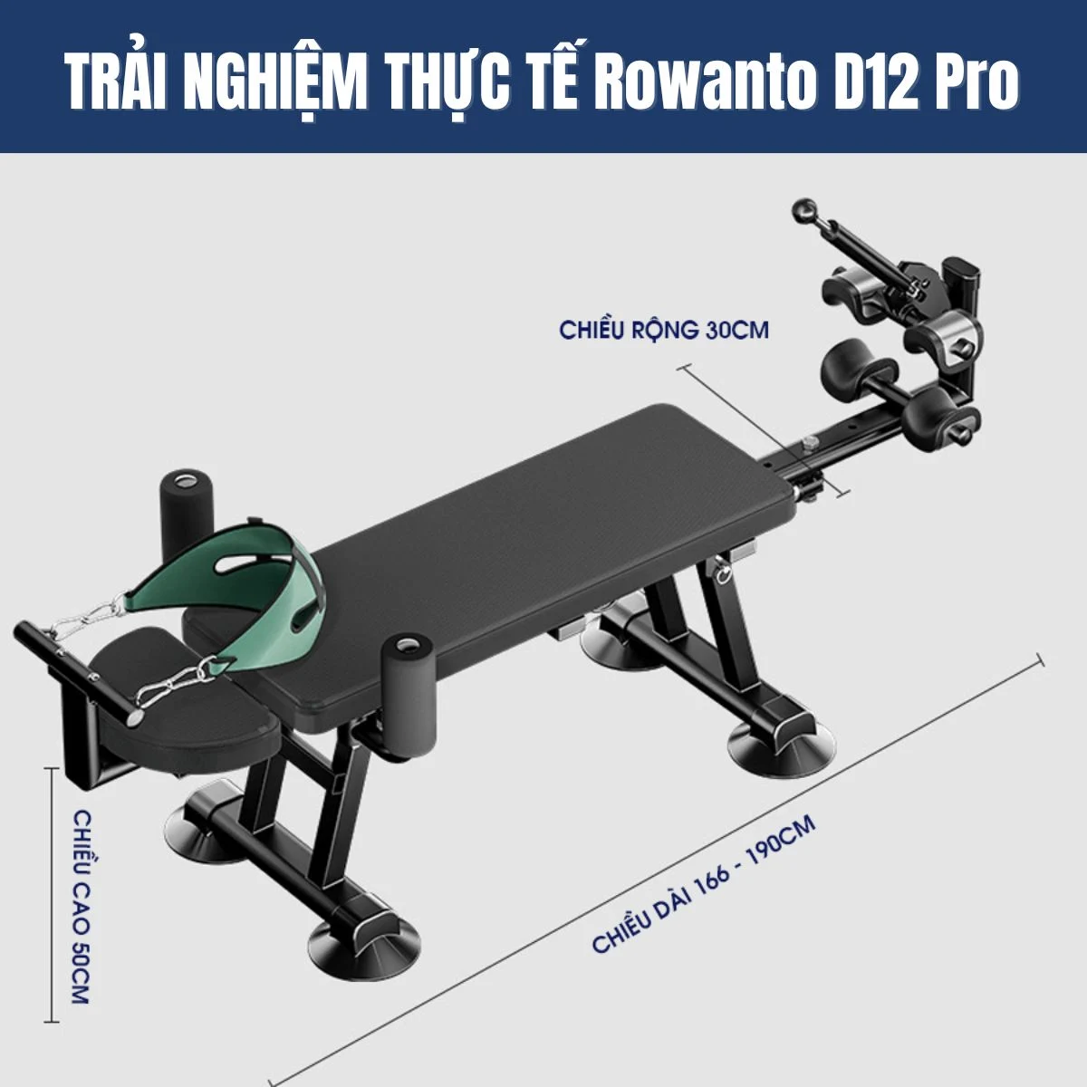 Đánh Giá Máy Kéo Giãn Rowanto D12 Pro Qua Trải Nghiệm Thực Tế