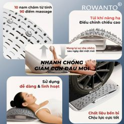 Gối lưng công thái học Rowanto BackFit giảm đau mỏi lưng