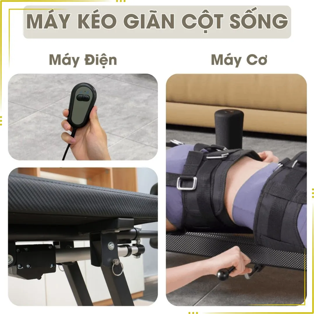 Liệu pháp kéo giãn cột sống an toàn tại nhà với máy kéo giãn D12 Pro