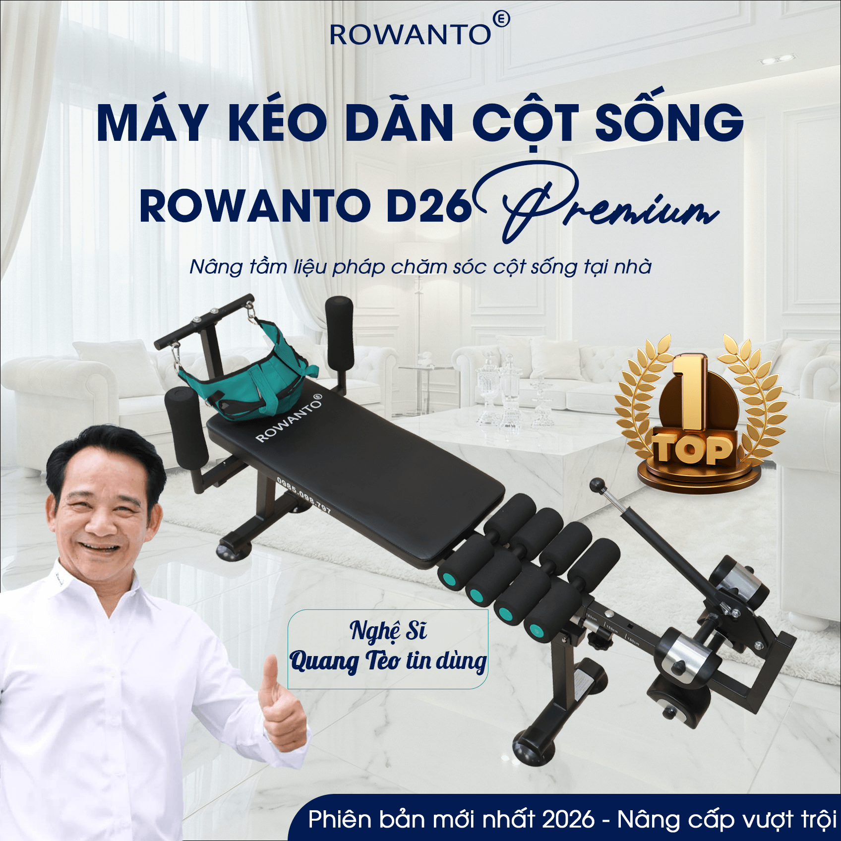 Máy kéo giãn cột sống Rowanto D26 Premium