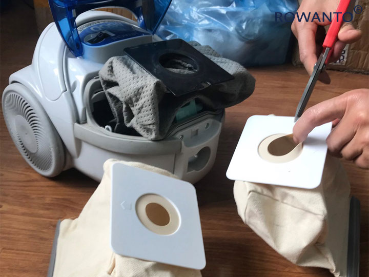 Khoang chứa bụi bằng túi máy hút bụi