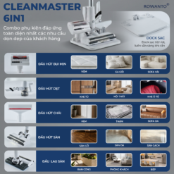 2. Bộ phụ kiện CleanMaster 6in1 toàn diện nhất trong phân khúc